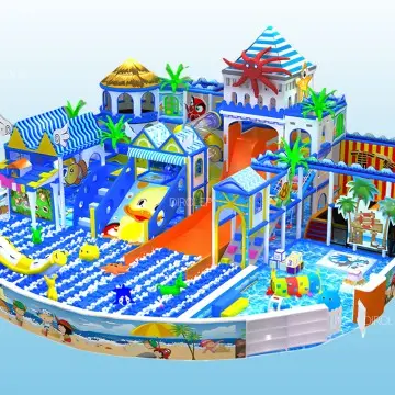 Ocean Themed Dirolep Park children indoor playground factory free design Free Design Amusement Parks Premium Soft Play Blue Ocean