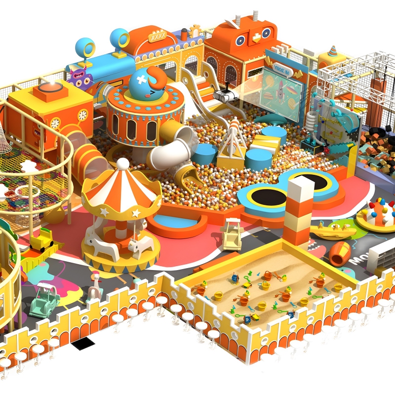 Indoor children's playground equipment that brings novel experiences