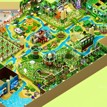 Global Indoor Playground Supplier, Wholesale Mario Course Ninja Obstacles Ball Pit Trampoline Slide for Commercial Venues