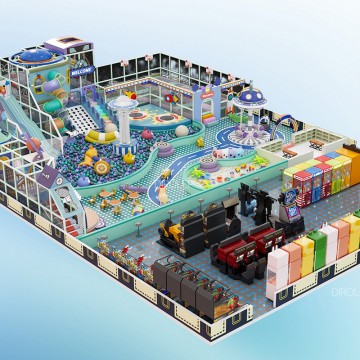 Dirolep Park Space Themed Indoor Playground for Hospital Waiting Area Pediatric Clinic Kids Play Reduce Anxiety Comfort Zone