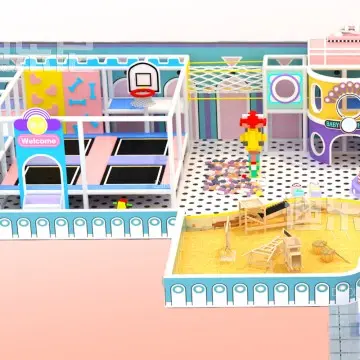 Dirolep Park Macaroon Themed Indoor Playground Equipment family Entertainment indoor Playground amusement Park Recreational Facilities/ Amusement Parks Amusement Park Items