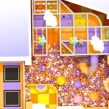 Dirolep Park Morandi Themed Amusement Park Playground Wholesale Customized 5-13years Kids Indoor Playground Equipment With Plastic Slide