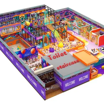 Dirolep ParK Themed Indoor Playground Jungle Space Castle Pirate Adventure Play Equipment for Kids Entertainment Business