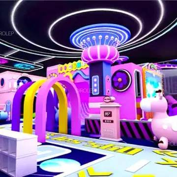 Dirolep Park Space Themed indoor amusement park equipment for kids Revolving Balls Commercial Soft Play Indoor Playground Equipment
