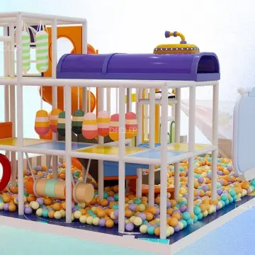Dirolep Park Space Themed Indoor Playground for Community Center Public Play Area Neighborhood Kids Entertainment Shared Space