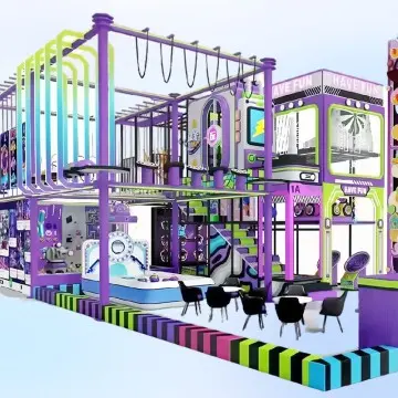 Trendy Themed Children Indoor Playground varied play experiences, and affordable entertainment