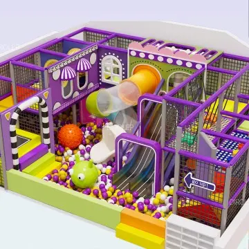 Morandi Themed soft play equipment for amusement park support customization children indoor playground foam kids soft play