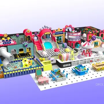 Dirolep Park Morandi Themed Equipment Fun Maze Indoor Playground Design Commercial Use and Family Entertainment playground equipment manufacturer