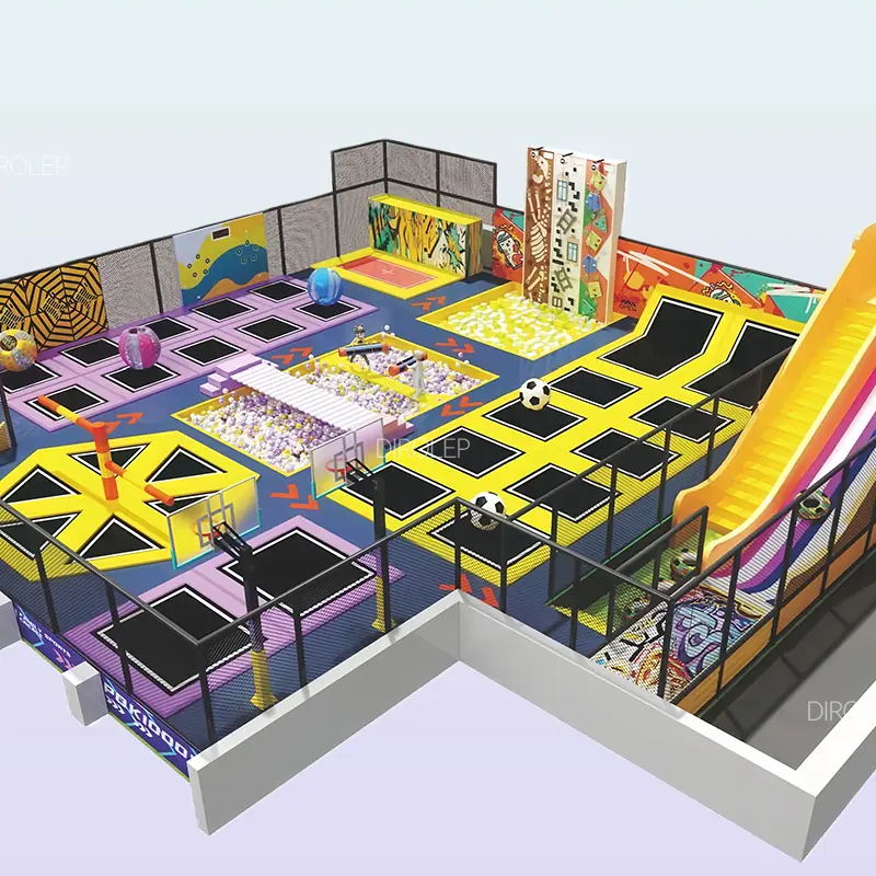 trampoline park equipment
