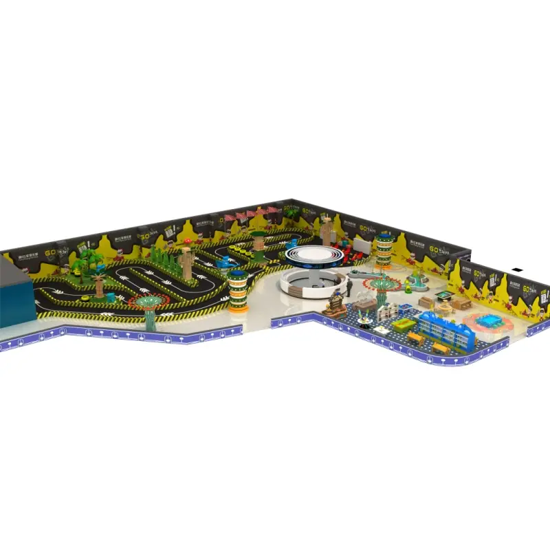 Safe and durable indoor playground equipment - allowing children to play to their heart's content