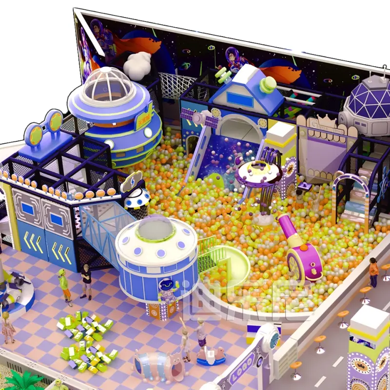Indoor amusement park equipment to help children grow up