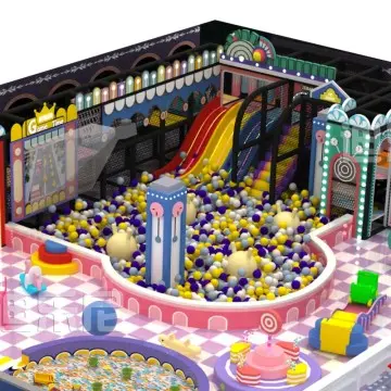 Convenient installation of indoor children's playground equipment