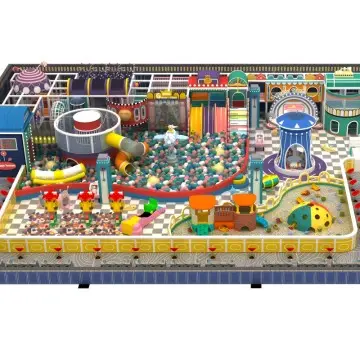 Fun equipment for indoor children's playgrounds