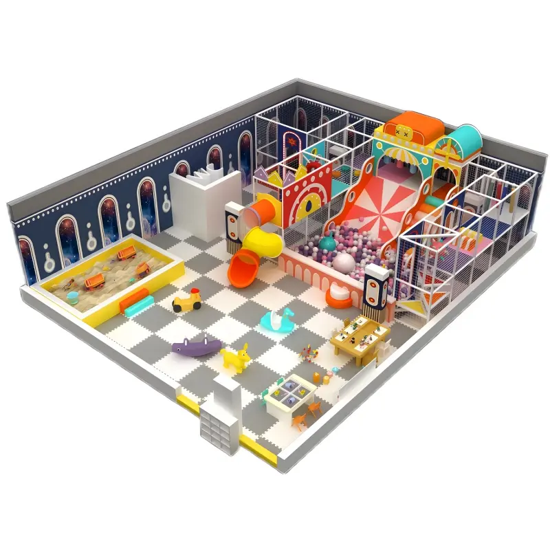 Customized indoor playground equipment for children