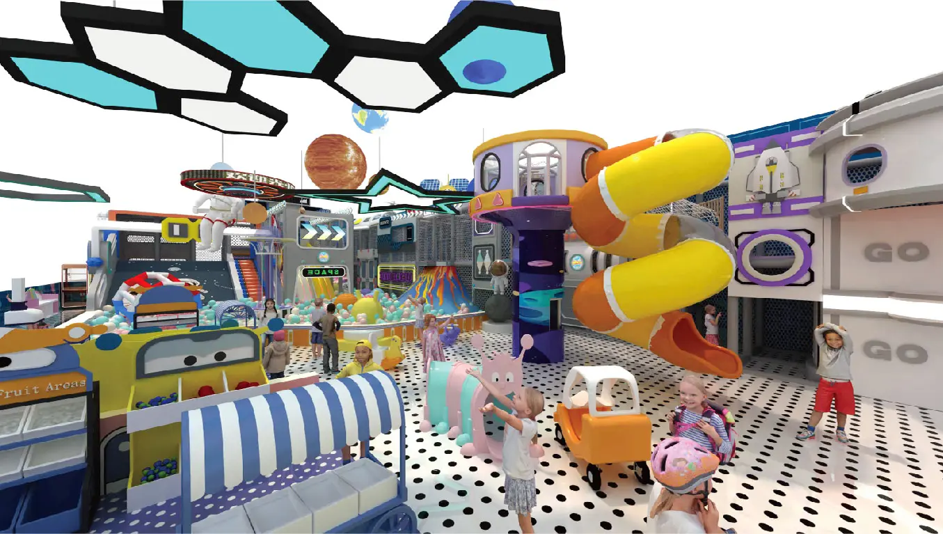 Dirolep completed a 1800 square meter indoor children's playground project in Australia, and children are very curious about this playground