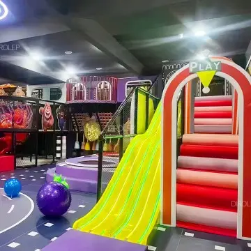 Morandi Themed Dirolep Park children indoor playground factory free design support customization of children's amusement park Playground ninja Playground sports Park indoor Play Soft