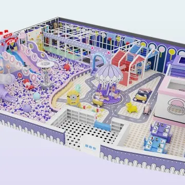 Macaroon Theme commercial kids park children indoor playground manufacturer commercial indoor play area equipment