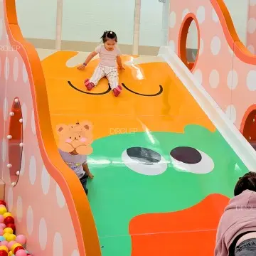 Leading factory produces Morandi indoor playground equipment: haze blue slides, silent trampolines and minimalist interactive climbing facilities.