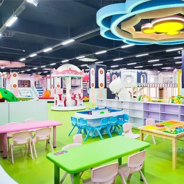 Dirolep ParK Macaroon Themed High Quality Kids Indoor Playground Commercial Playground Amusement Park Equipment for Kids