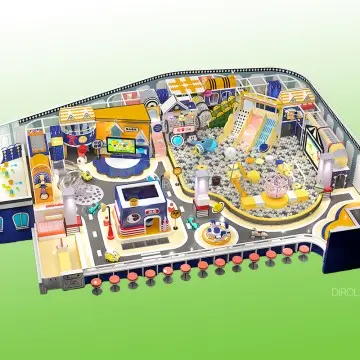 Dirolep Park Morandi Themed soft toys playground Area Eco-friendly PU Foam Innovative Indoor Playground Equipment for Theme Parks
