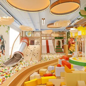 Dirolep ParK Jungle Themed Indoor Jungle Gym Customized Themed Park Amusement Play Indoor Playground With Trampoline Park Climbing Wall commercial Playground kids Playground