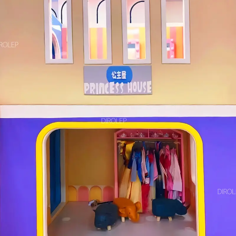 Plastic playground equipment factory