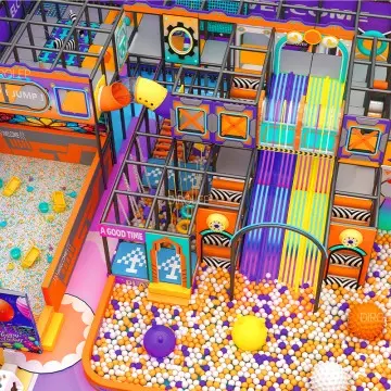 Dirolep ParK Indoor Playground with Interactive Play Panels Sensory Play Equipment Educational Play Zone for Toddlers & Kids