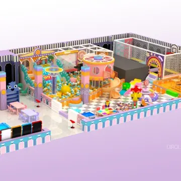 Custom Morandi Themed Indoor Playground Manufacturer of Kids Indoor Play Facilities and Amusement Equipment