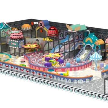 Indoor playground equipment for commercial plazas: interactive and educational toys