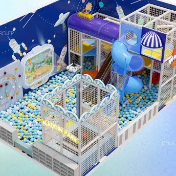 Dirolep Park Space Themed Themed Indoor Playground Jungle Space Castle Pirate Adventure Play Equipment for Kids Entertainment Business