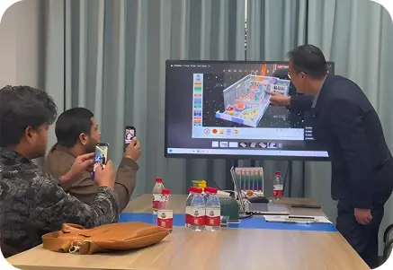Explaining indoor children's playground renderings to Indian clients