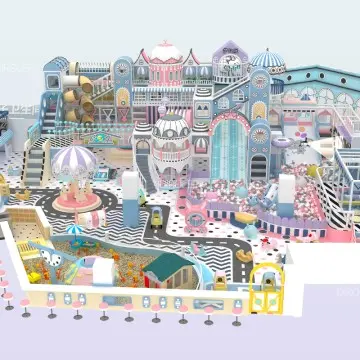 Macaroon Theme Dirolep Park children indoor playground factory free design support customization childrens indoor play equipment suppliers