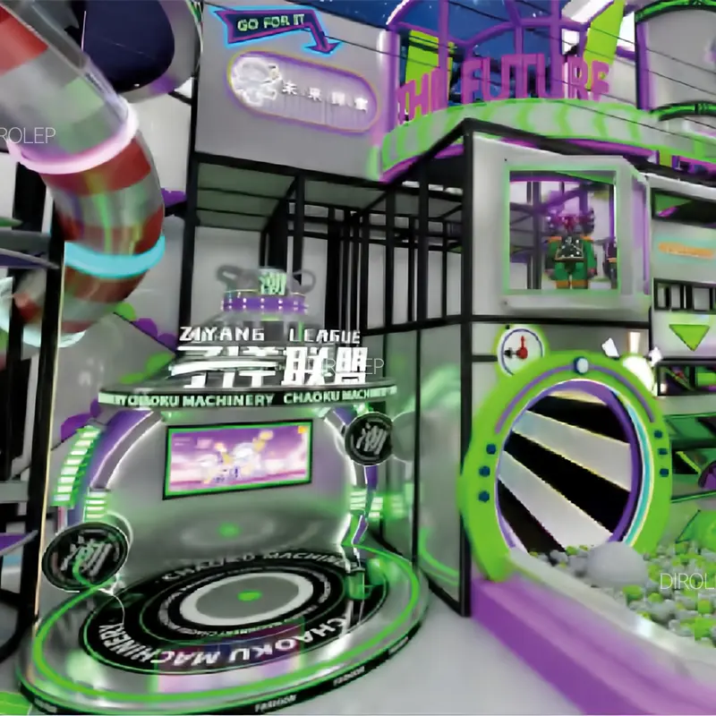 indoor swing and slide