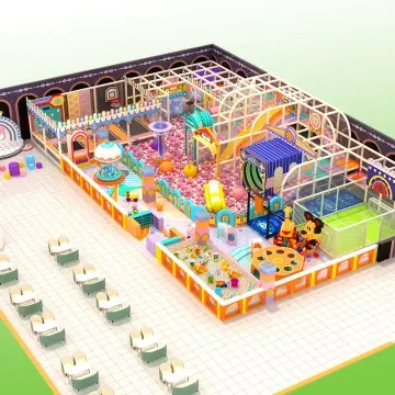 Dirolep Park Morandi Themed Custom Design Indoor Play Structure Factory Slide Attractive Indoor Playground For Children baby Playground children Playground kids Playground