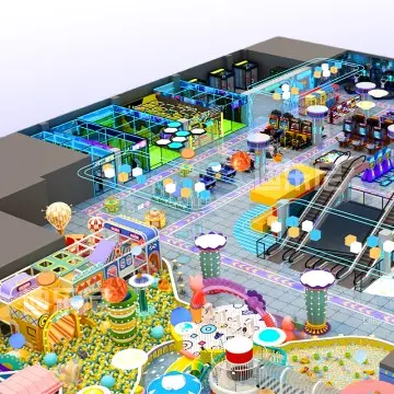Dirolep ParK Trendy Themed Customized Park Ball Pool playground Children Adventure Play Center Indoor Ball Pool Trampoline Big Slide Indoor Playground For Kids