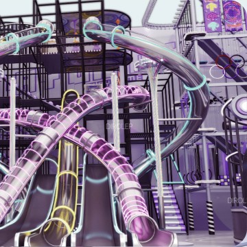 Trendy Themed Indoor Playground Equipment kids Playground Indoor other Playgrounds Dirolep Park children indoor playground factory free design