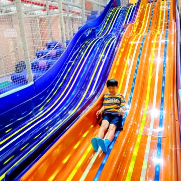 Premium Morandi tone indoor playground with diversified interactive functions, fun immersive scenes and systematic educational puzzle and craft courses