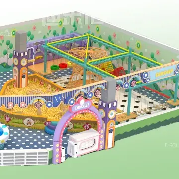 Dirolep Park Castle Themed lay Center ball Pool Indoor Playground shopping Mall Play Equipment steel Indoor Playground commercial Kids Indoor Soft Play Center
