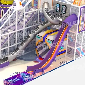 Dirolep ParK Toddler Safe Indoor Play Area Soft Foam Play Equipment Small Playground for Daycare Nursery Preschool Centers