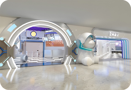 Star River Tribe Indoor Children's Playground Design Drawing Showcase