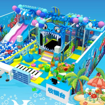 Ocean Themed Children Indoor Playground Can Be Custom Design Crafted for Shopping Malls