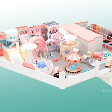 Dirolep ParK Macaroon Themed childrens indoor play equipment suppliers Indoor Playground Equipment safe Indoor Playground For Kids indoor Soft Play Area Children Play Area Equipment
