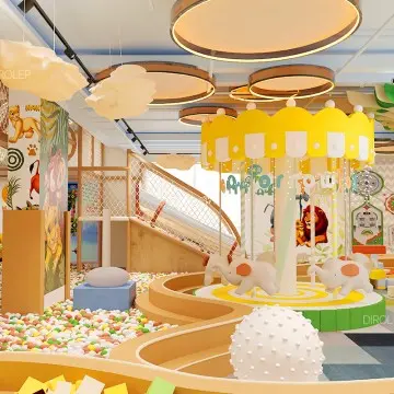 Dirolep ParK Jungle Themed Baby Kids Indoor Playground Jungle Gym Soft Play Equipment Set for Sale Any Indoor Place OEM Modular Playground Kids Games Indoor Playground
