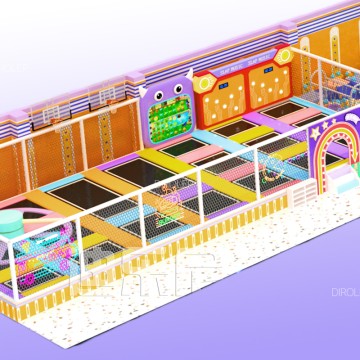 Dirolep ParK Trampoline park Indoor Playground Commercial jumping Park indoor Playground ninja Course trampoline Park Equipment Recreational Facilities/ Amusement Parks