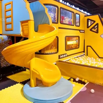 Immersive Morandi-themed custom playground with diversified functional partitions, interactive entertainment and integrated puzzle and ninja education systems