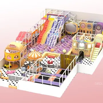 Dirolep Park Castle Themed Family Sports Play Center Indoor Slide Park Children Adults Playground Commercial Adventure Park Equipment Rope Course