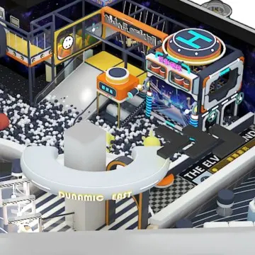 Indoor children's playground equipment prepared for young children