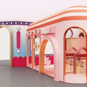 Morandi Themed Indoor Playground indoor Playground Commercial kids Area kids Play Area Indoor kids Park Indoor city Games playground Equipment