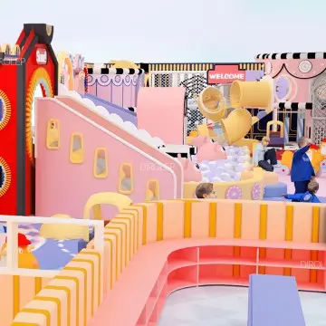 Macaroon Theme Dirolep Park children indoor playground factory free design Indoor Playground Equipment Suppliers with Fast Delivery