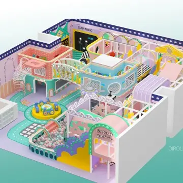 Dirolep ParK Macaroon Themed Commercial Indoor Playground colorful Macaron Themed Indoor Play Centers innovative Macaron Themed Kids Indoor Playground safe And Durable